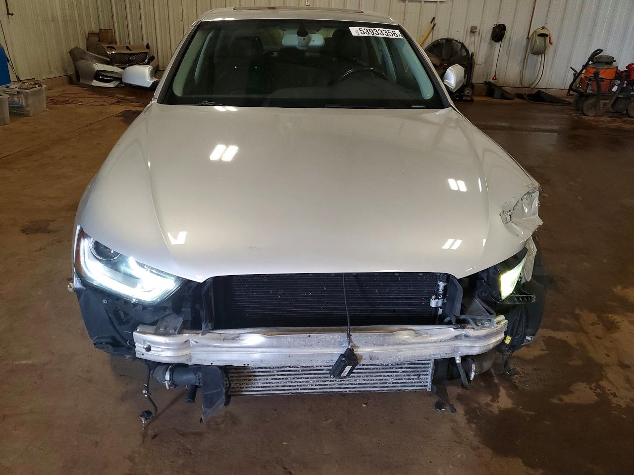 2013 Audi A4 Premium Plus Silver vin: WAUFFAFL0DN042836