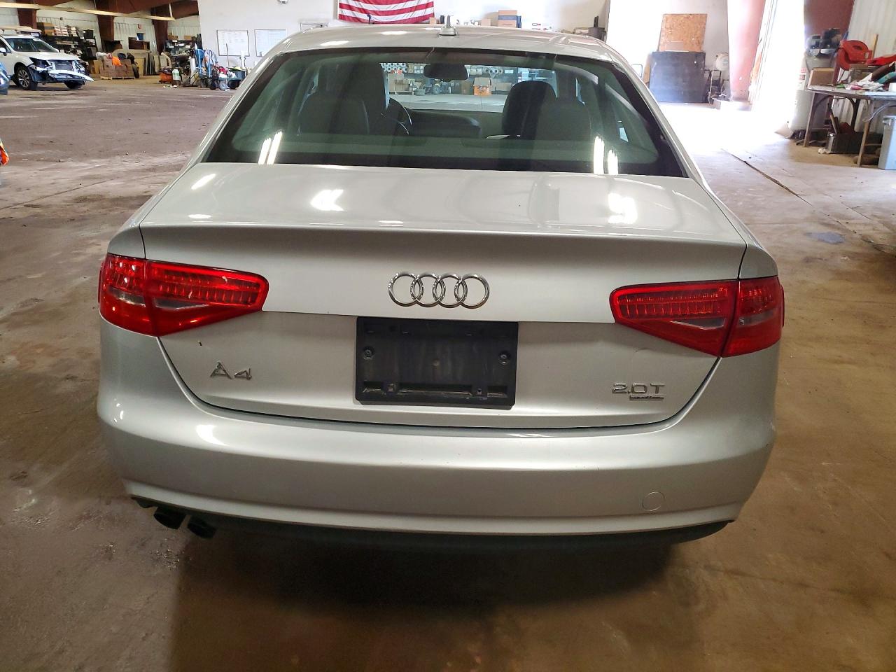 2013 Audi A4 Premium Plus Silver vin: WAUFFAFL0DN042836