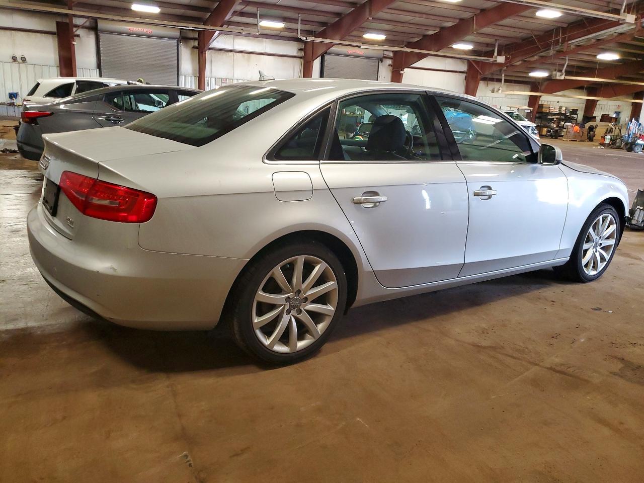 2013 Audi A4 Premium Plus Silver vin: WAUFFAFL0DN042836