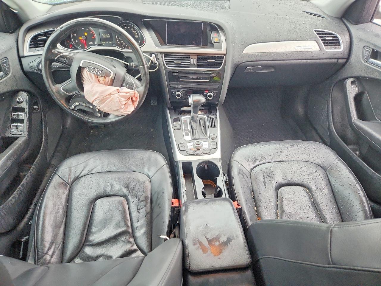 2013 Audi A4 Premium Plus White vin: WAUFFAFL0DN046921