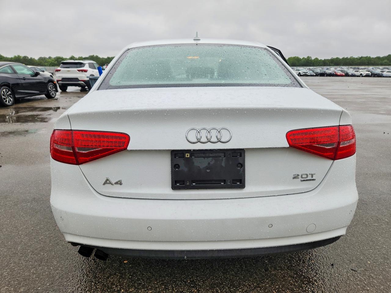2013 Audi A4 Premium Plus White vin: WAUFFAFL0DN046921
