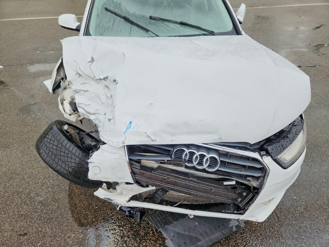 2013 Audi A4 Premium Plus White vin: WAUFFAFL0DN046921