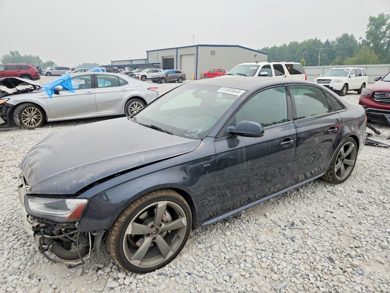 2014 Audi A4 Premium Plus Blue vin: WAUFFAFL0EN014343