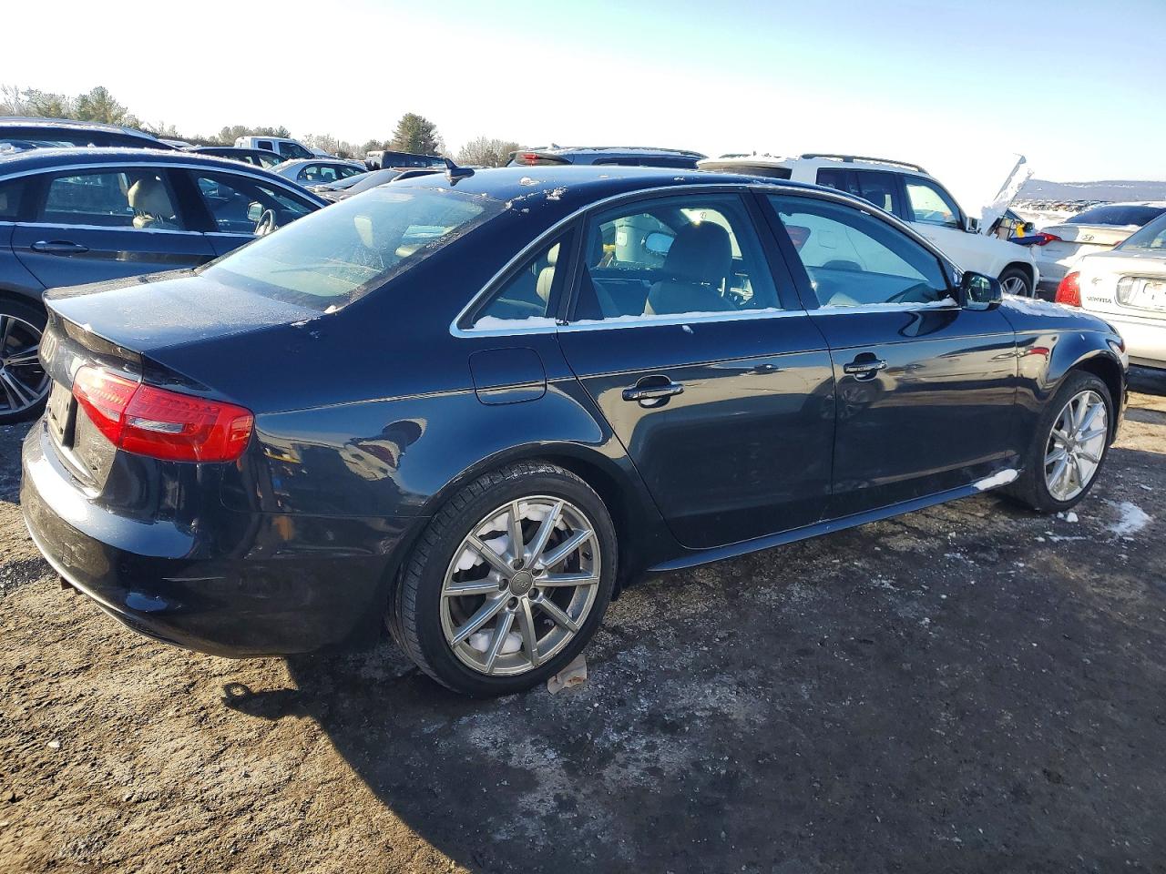 2014 Audi A4 Premium Plus Black vin: WAUFFAFL0EN026573