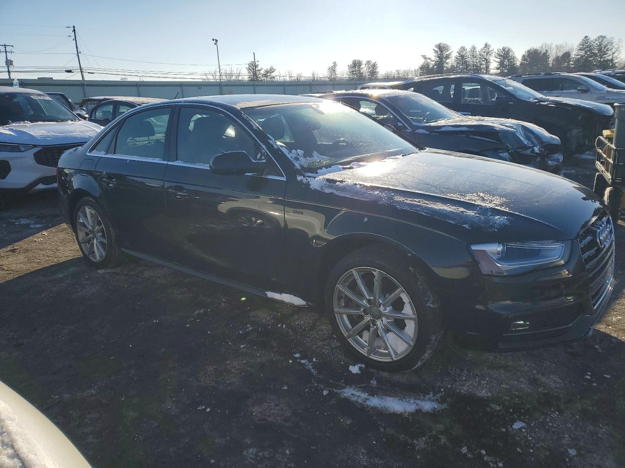 2014 Audi A4 Premium Plus Black vin: WAUFFAFL0EN026573