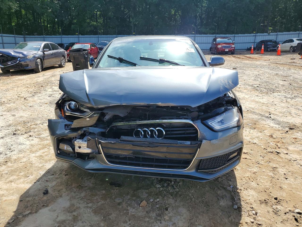 2016 Audi A4 Premium Plus S-line Gray vin: WAUFFAFL0GN015351
