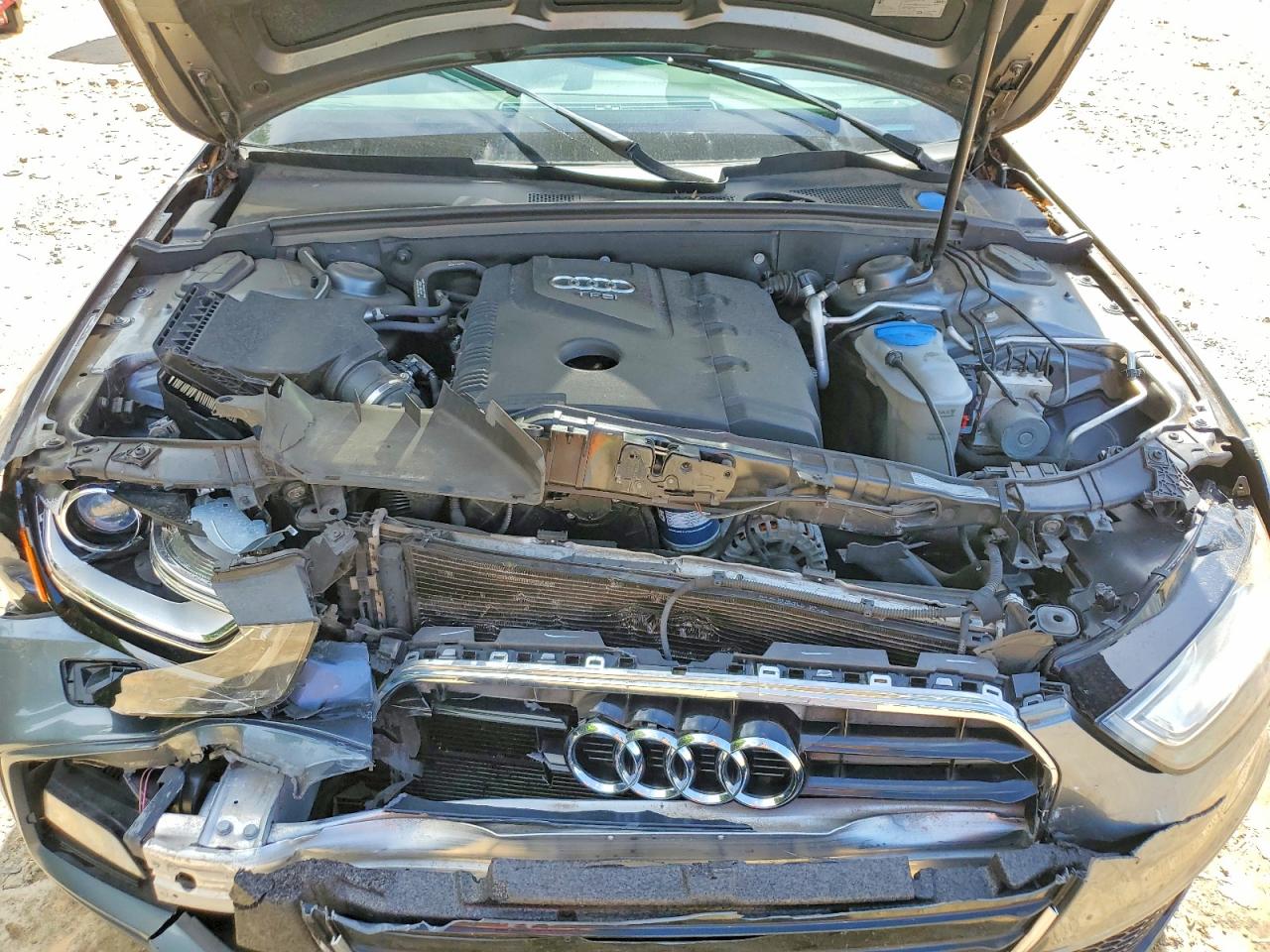 2016 Audi A4 Premium Plus S-line Gray vin: WAUFFAFL0GN015351