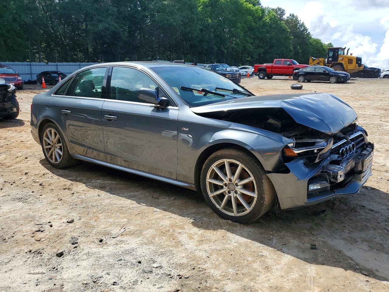 2016 Audi A4 Premium Plus S-line Gray vin: WAUFFAFL0GN015351