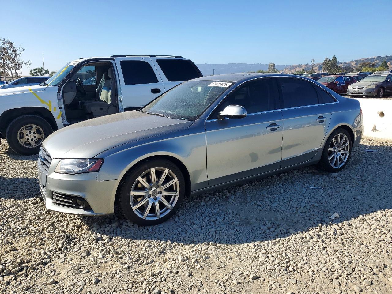 2010 Audi A4 Premium Plus Silver vin: WAUFFAFL1AN054165