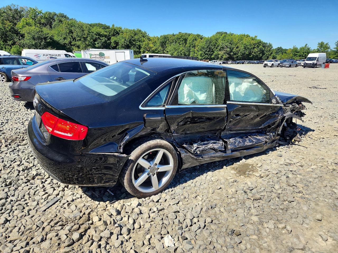 2011 Audi A4 Premium Plus Черный vin: WAUFFAFL1BA103227