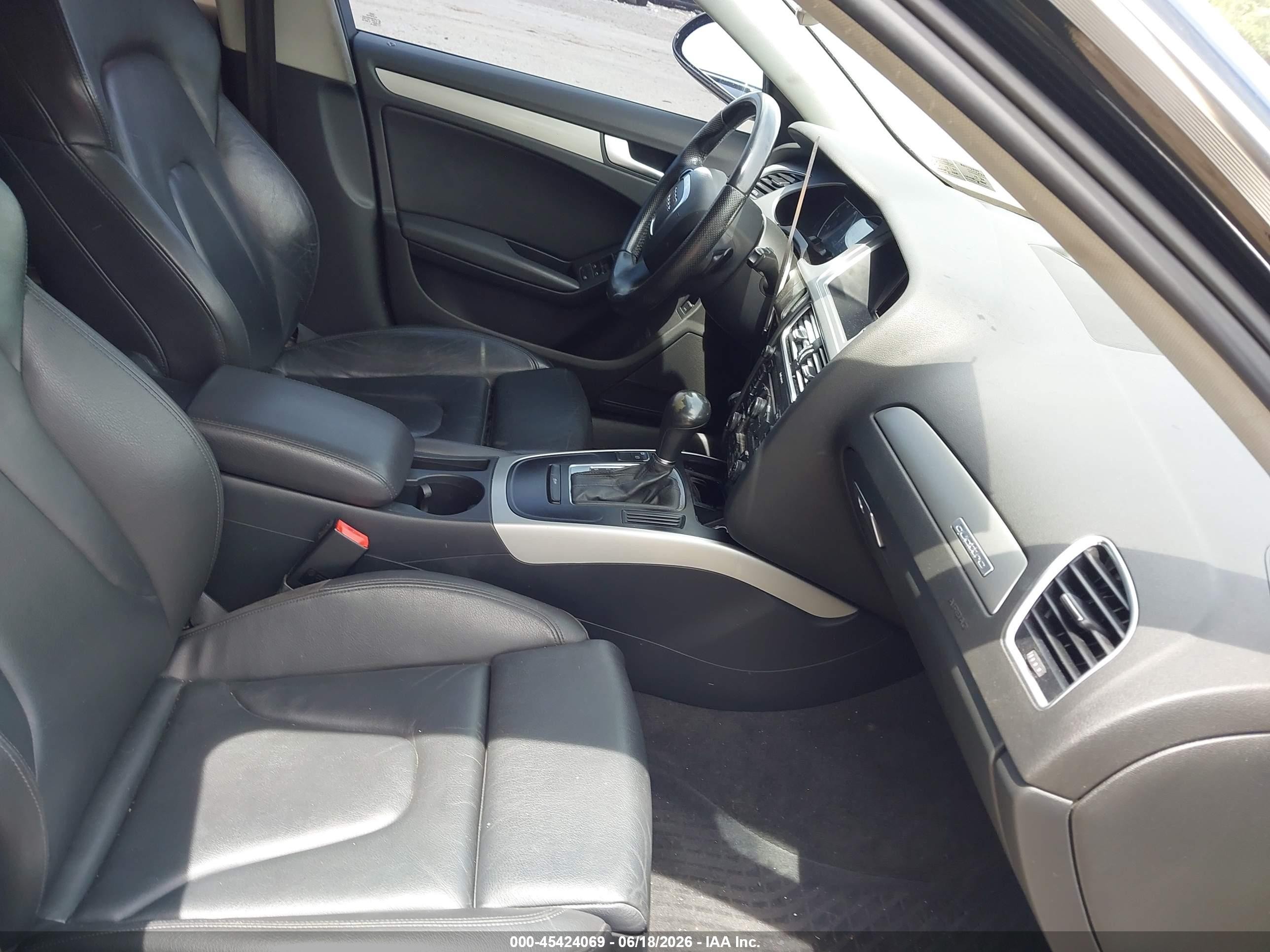 2011 Audi A4 2.0t Premium Black vin: WAUFFAFL1BN032247