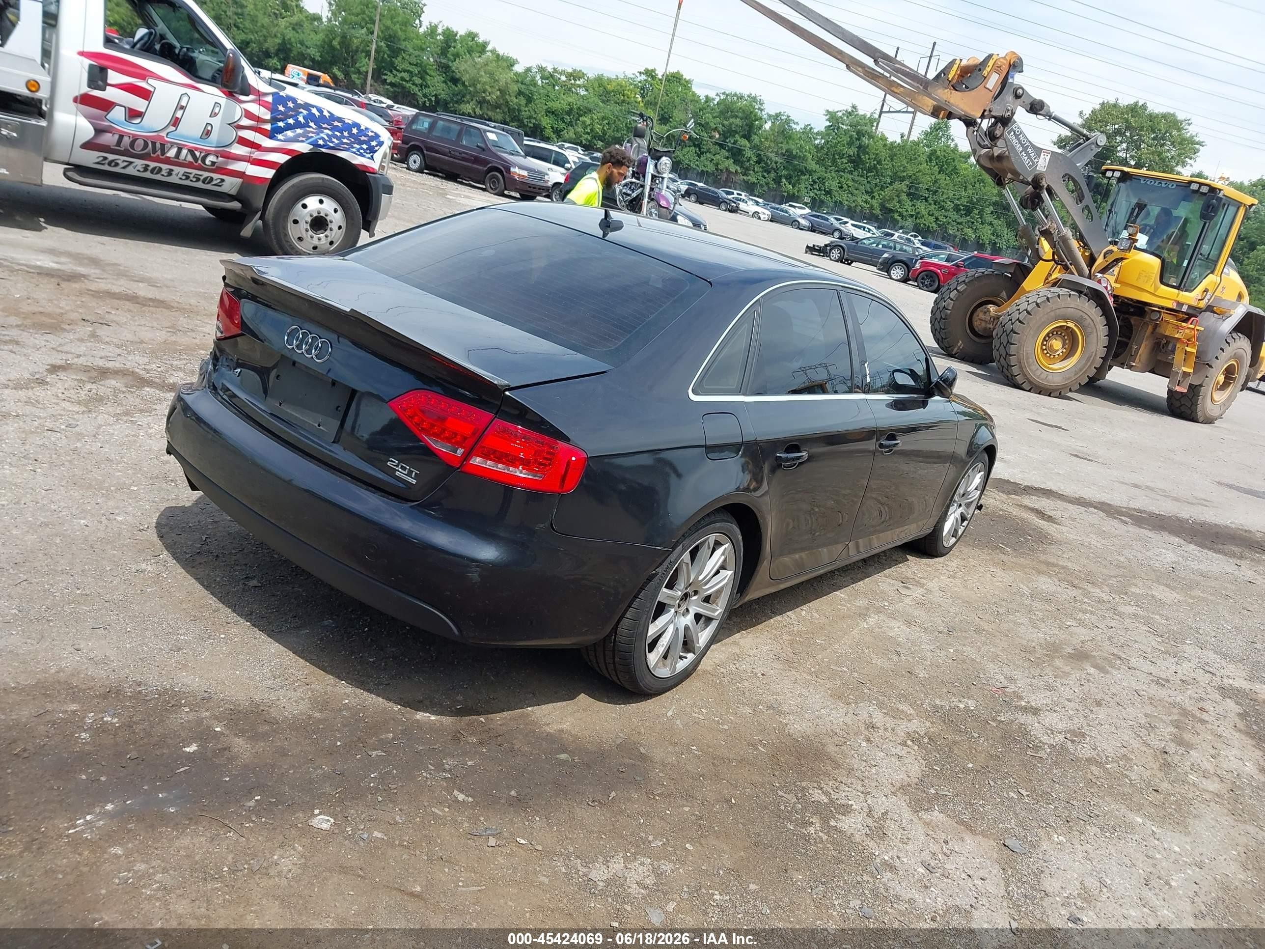 2011 Audi A4 2.0t Premium Black vin: WAUFFAFL1BN032247