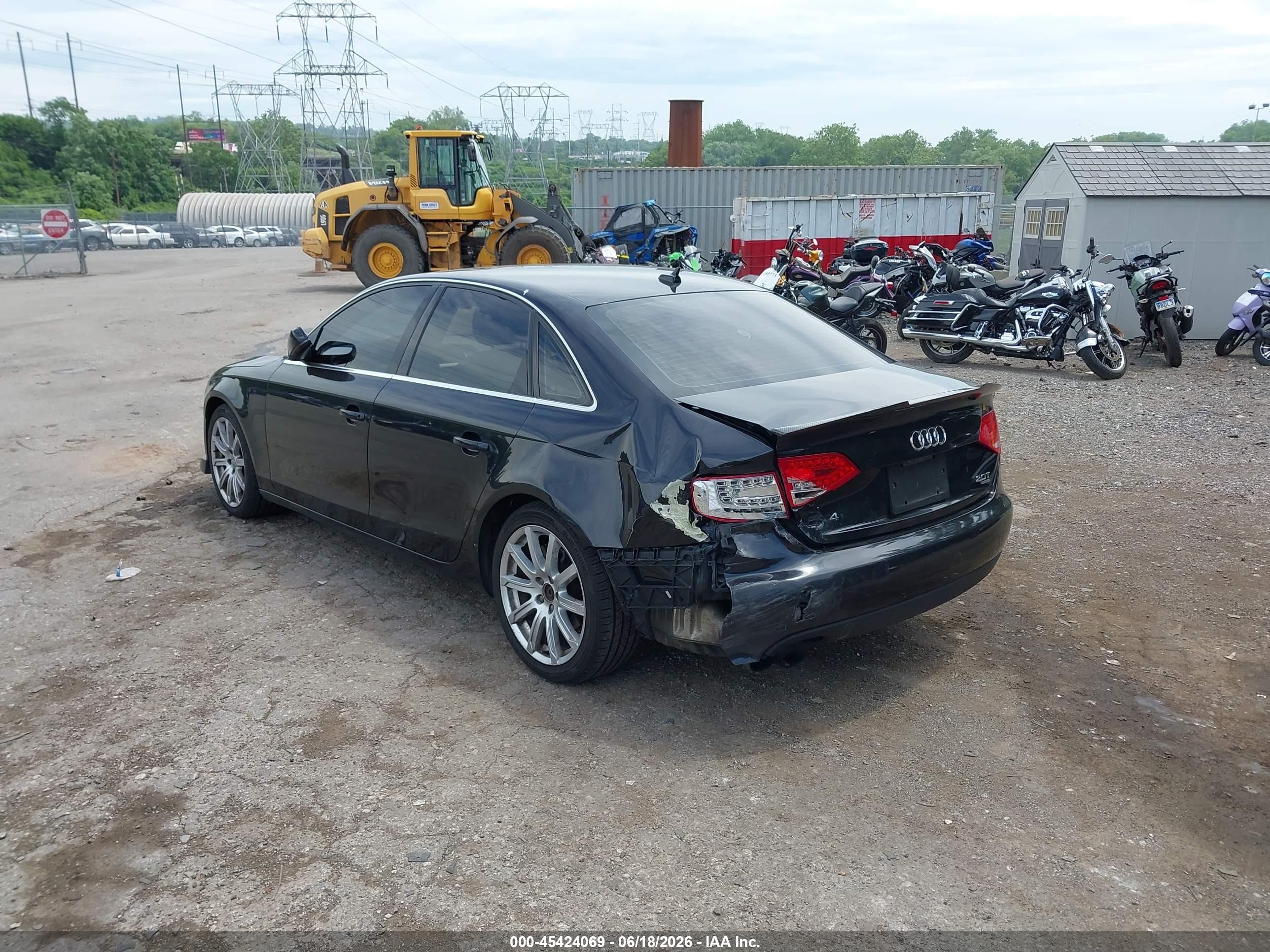 2011 Audi A4 2.0t Premium Black vin: WAUFFAFL1BN032247