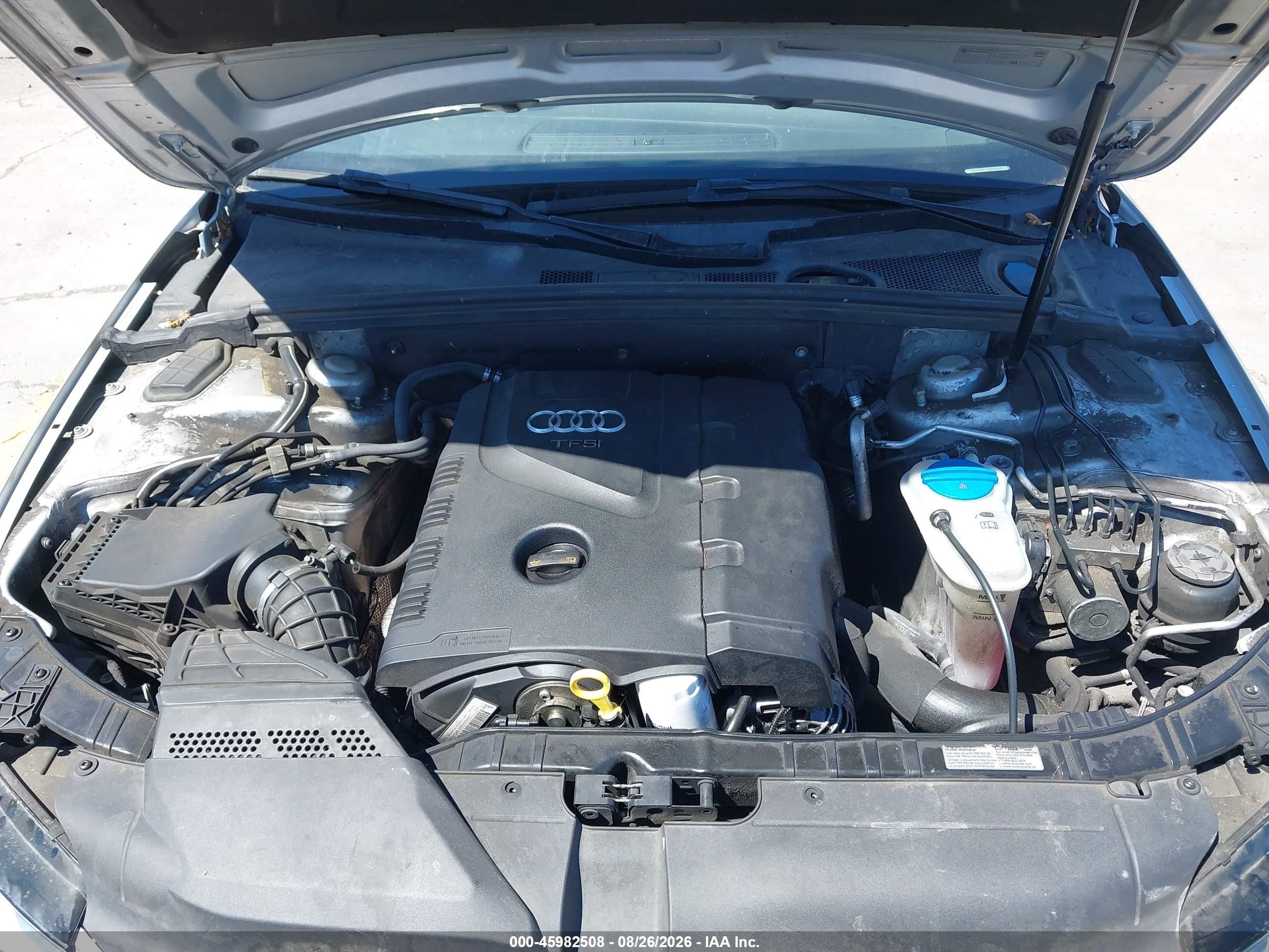2012 Audi A4 2.0t Premium Silver vin: WAUFFAFL1CA005526