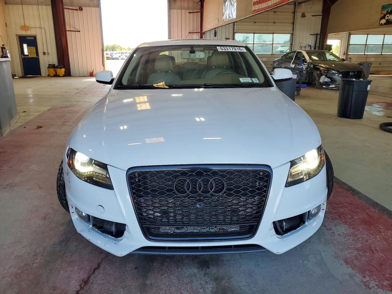 2012 Audi A4 Premium Plus White vin: WAUFFAFL1CA088696