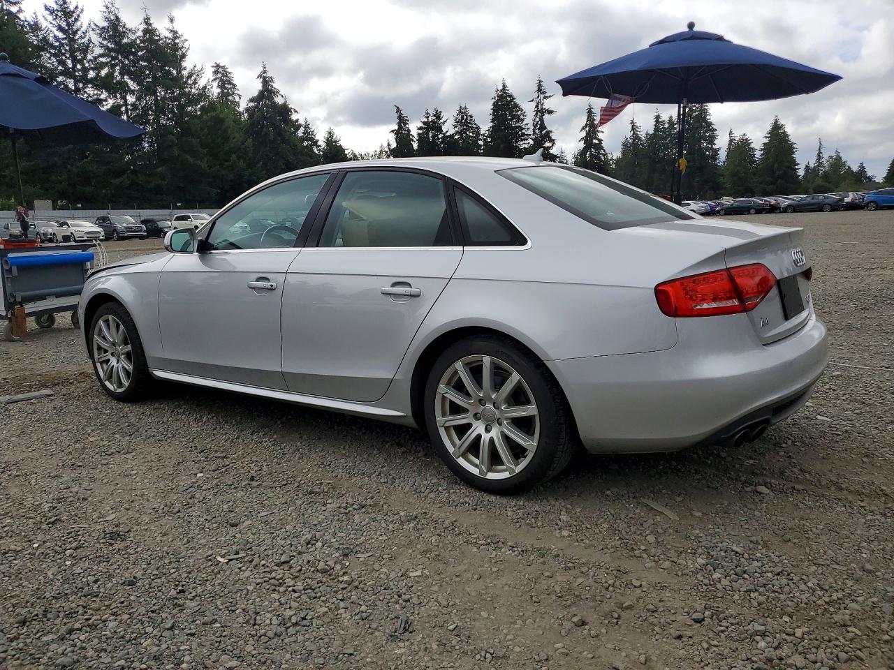 2012 Audi A4 Premium Plus Silver vin: WAUFFAFL1CN001324