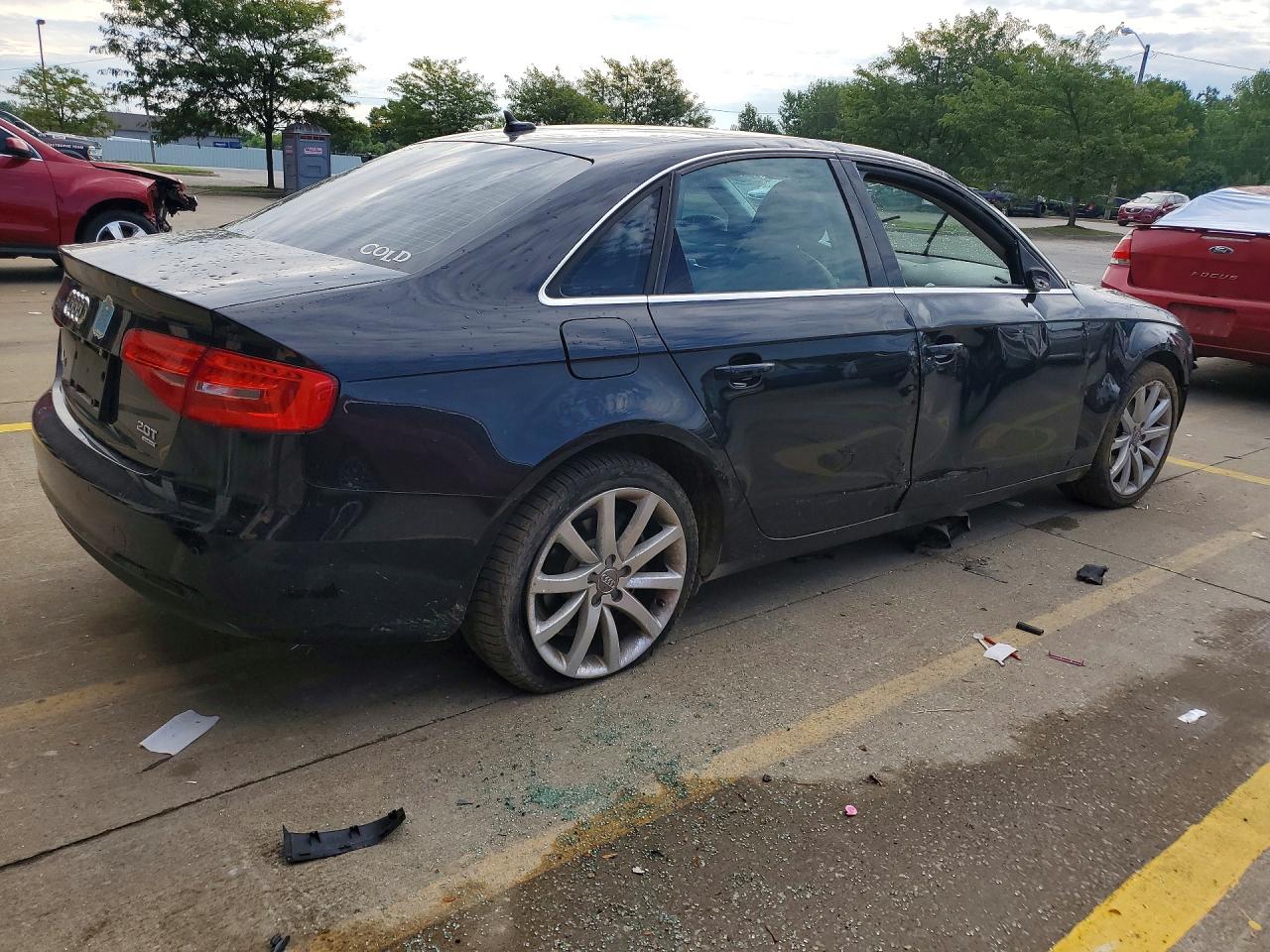 2013 Audi A4 Premium Plus Black vin: WAUFFAFL1DN021073