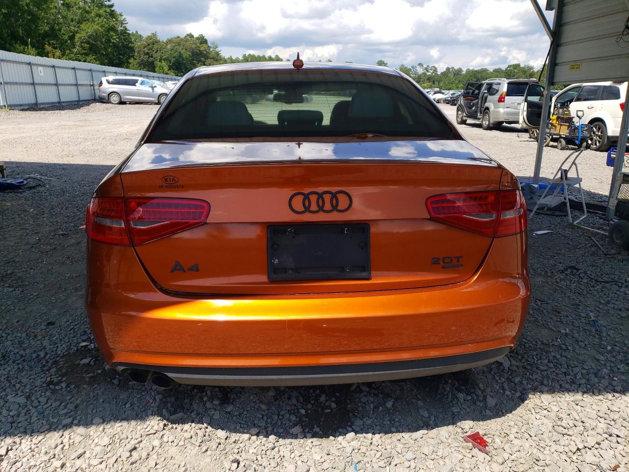 2013 Audi A4 Premium Plus Orange vin: WAUFFAFL1DN035748