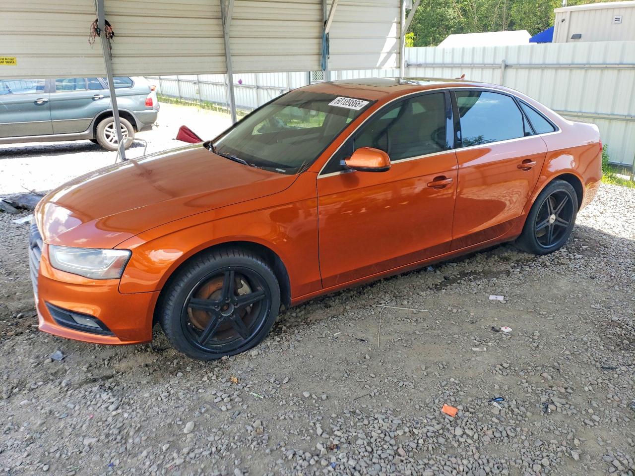2013 Audi A4 Premium Plus Orange vin: WAUFFAFL1DN035748