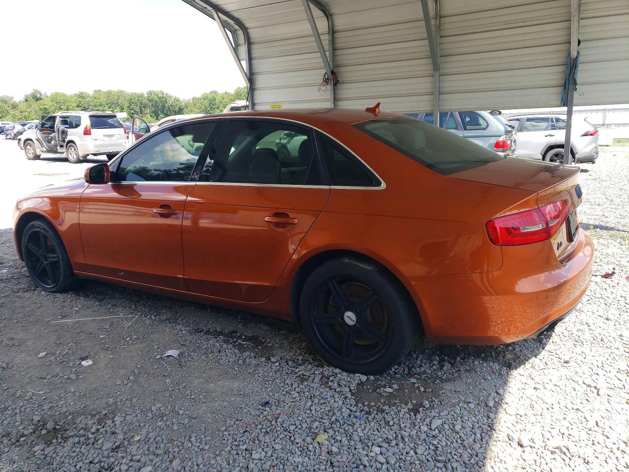 2013 Audi A4 Premium Plus Orange vin: WAUFFAFL1DN035748