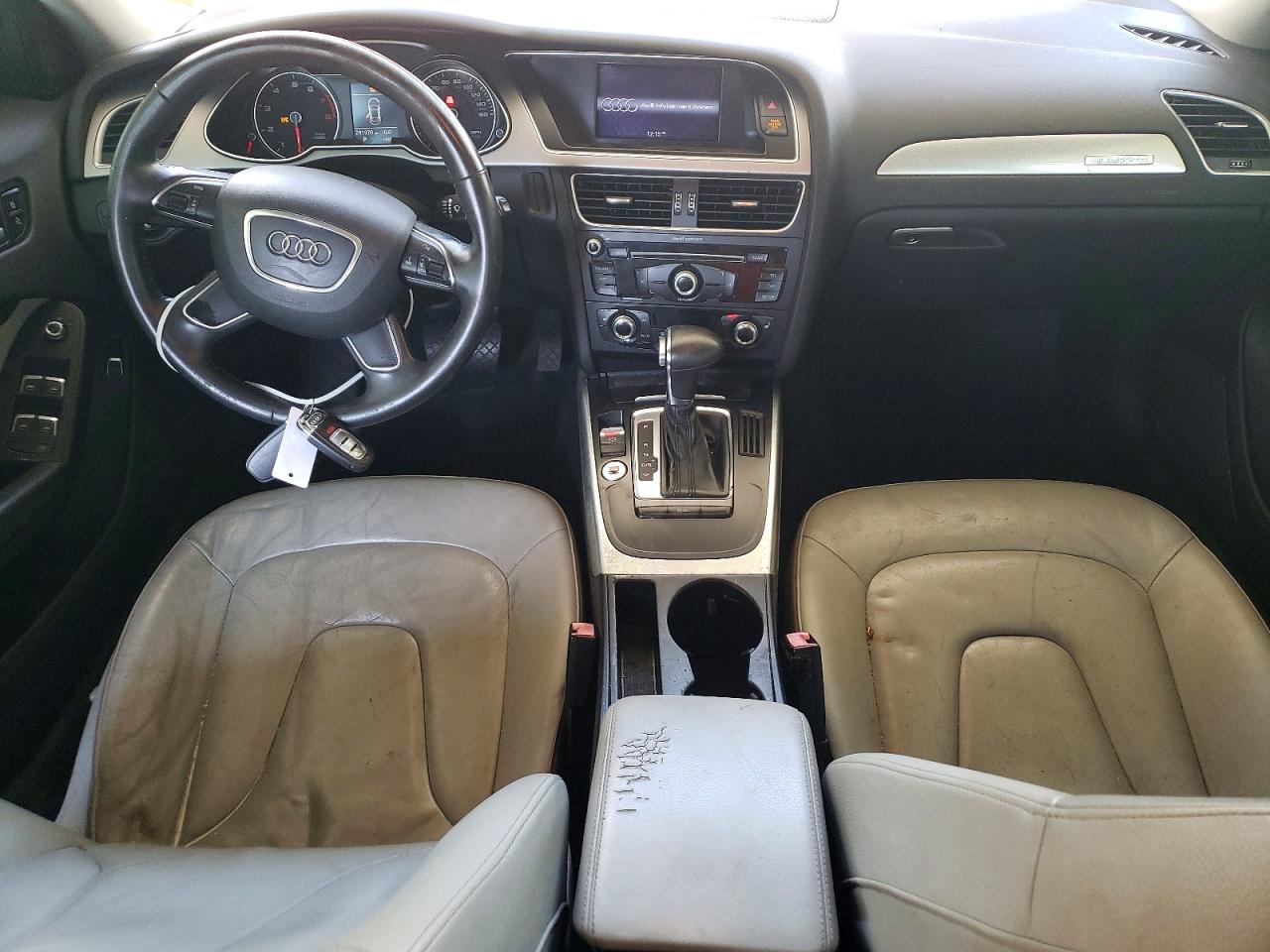 2013 Audi A4 Premium Plus Orange vin: WAUFFAFL1DN035748