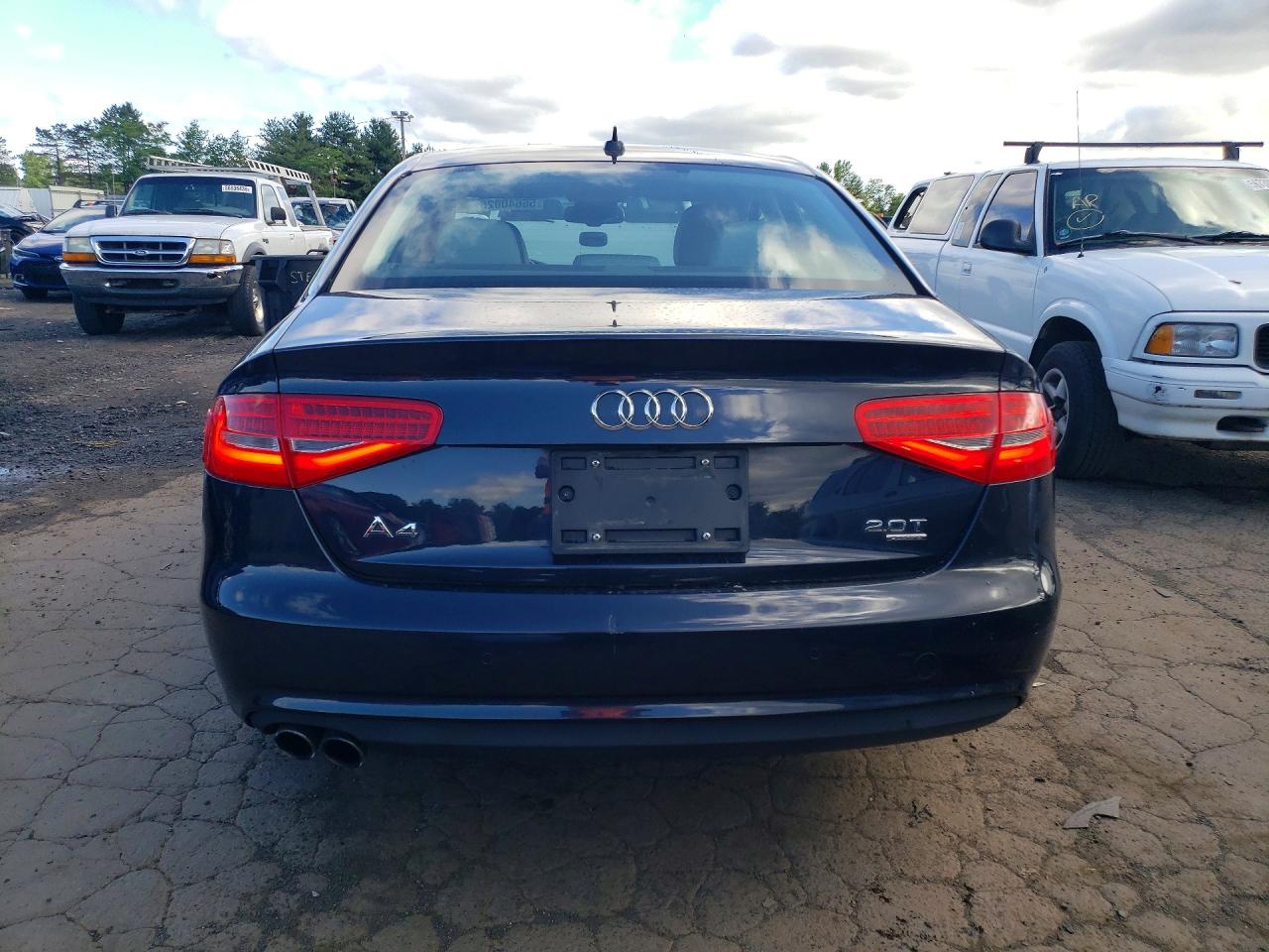 2013 Audi A4 Premium Plus Blue vin: WAUFFAFL1DN044899