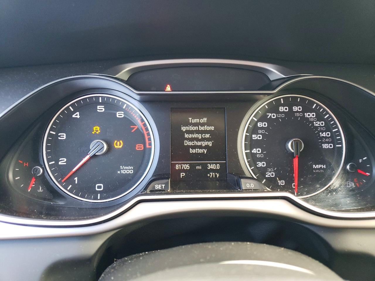 2013 Audi A4 Premium Plus Blue vin: WAUFFAFL1DN044899