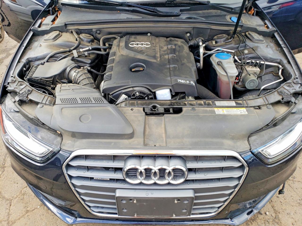 2013 Audi A4 Premium Plus Blue vin: WAUFFAFL1DN044899