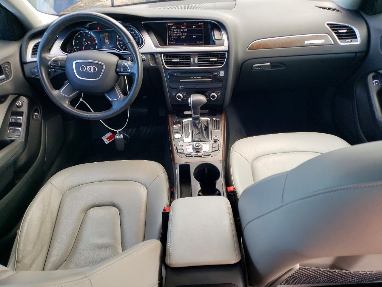 2013 Audi A4 Premium Plus Blue vin: WAUFFAFL1DN044899