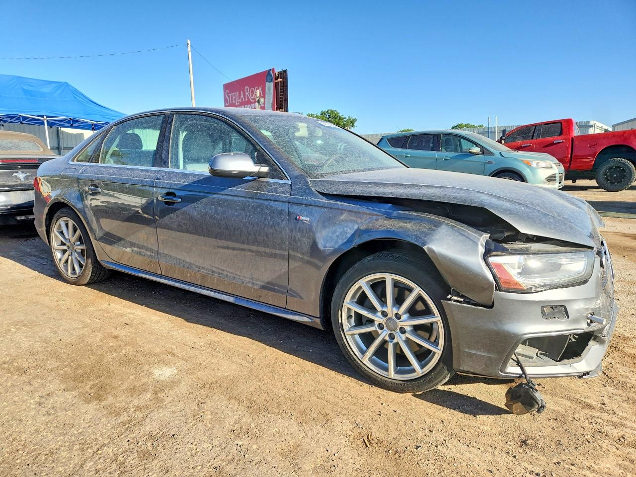 2014 Audi A4 Premium Plus Charcoal vin: WAUFFAFL1EA140816
