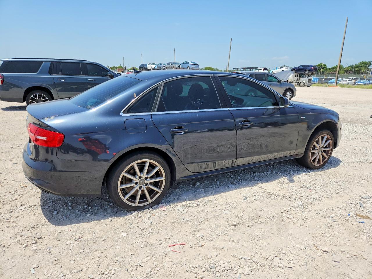 2014 Audi A4 Premium Plus Black vin: WAUFFAFL1EN005795