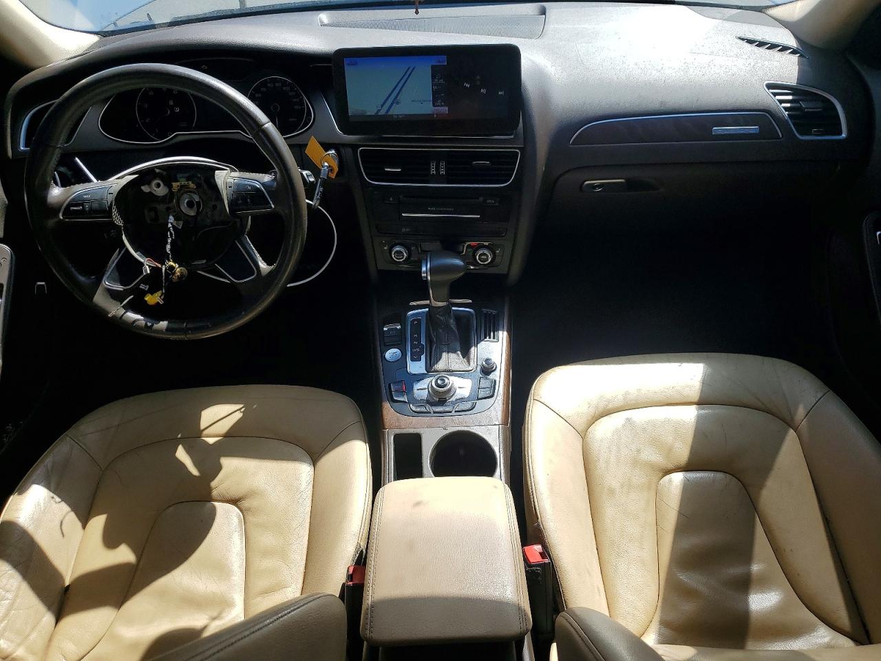 2014 Audi A4 Premium Plus White vin: WAUFFAFL1EN036769