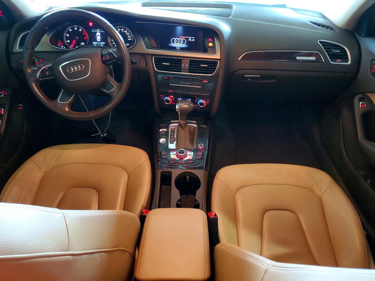2014 Audi A4 Premium Plus White vin: WAUFFAFL1EN036822