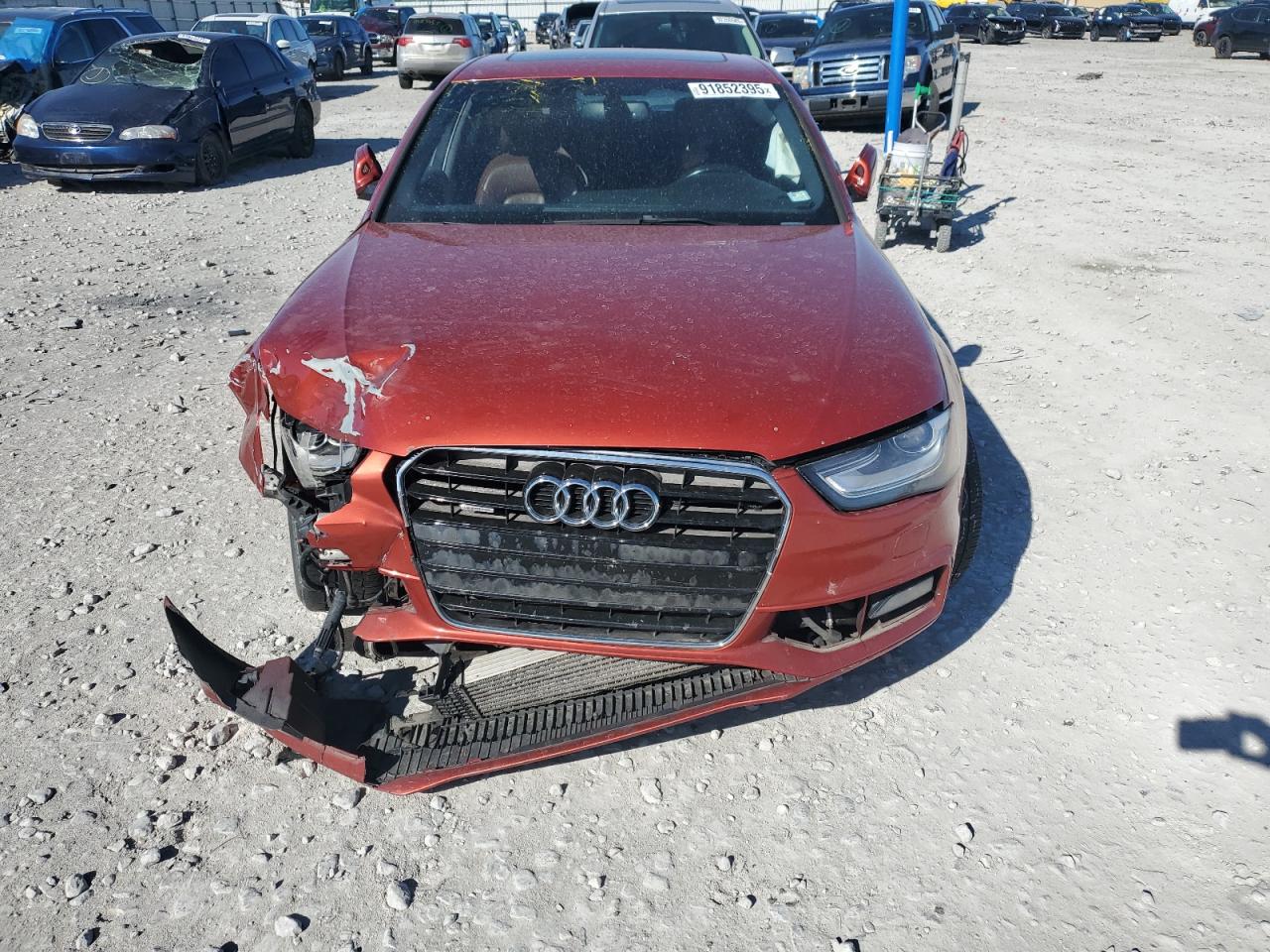 2014 Audi A4 Premium Plus Red vin: WAUFFAFL1EN042006