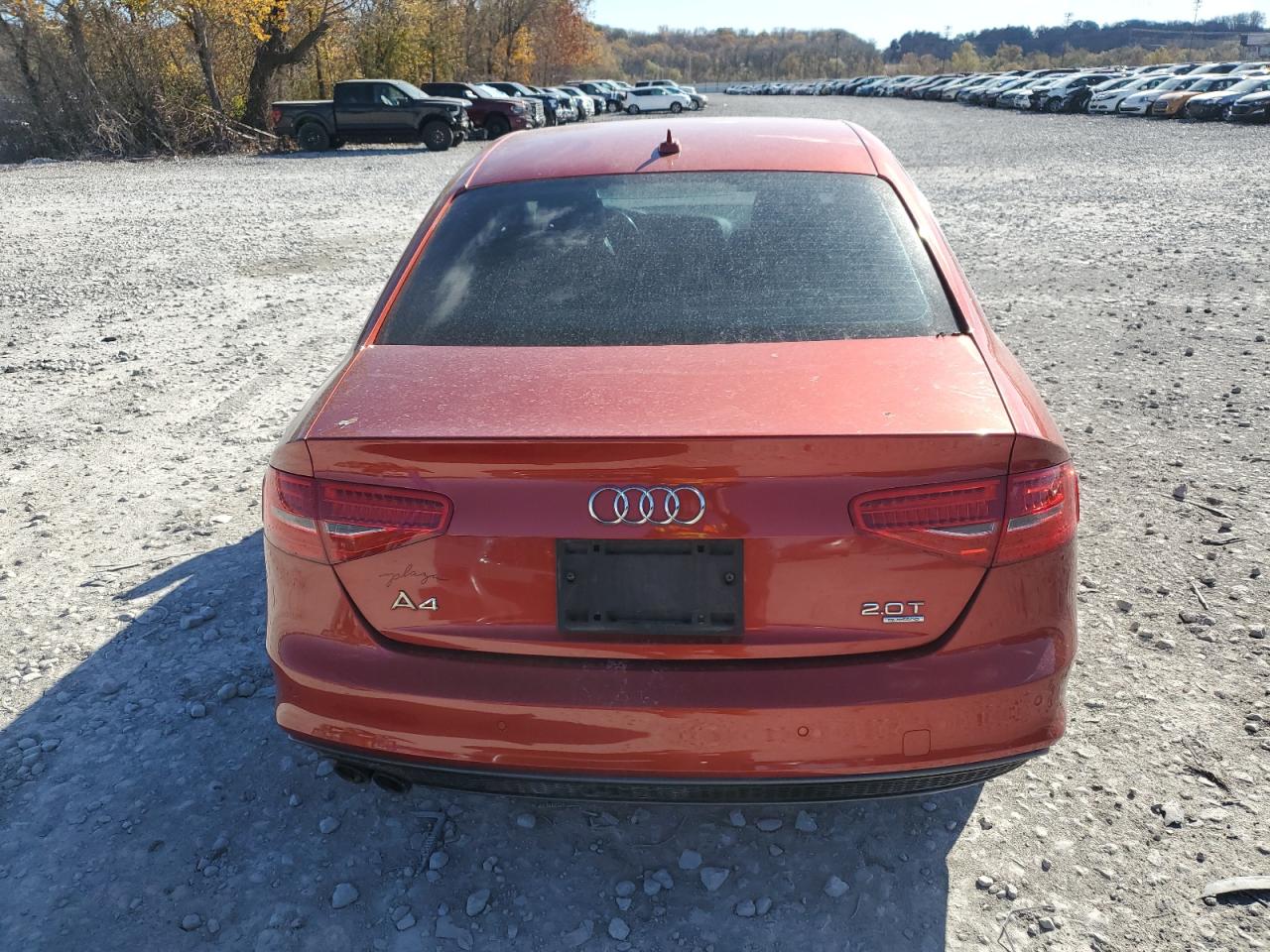 2014 Audi A4 Premium Plus Red vin: WAUFFAFL1EN042006