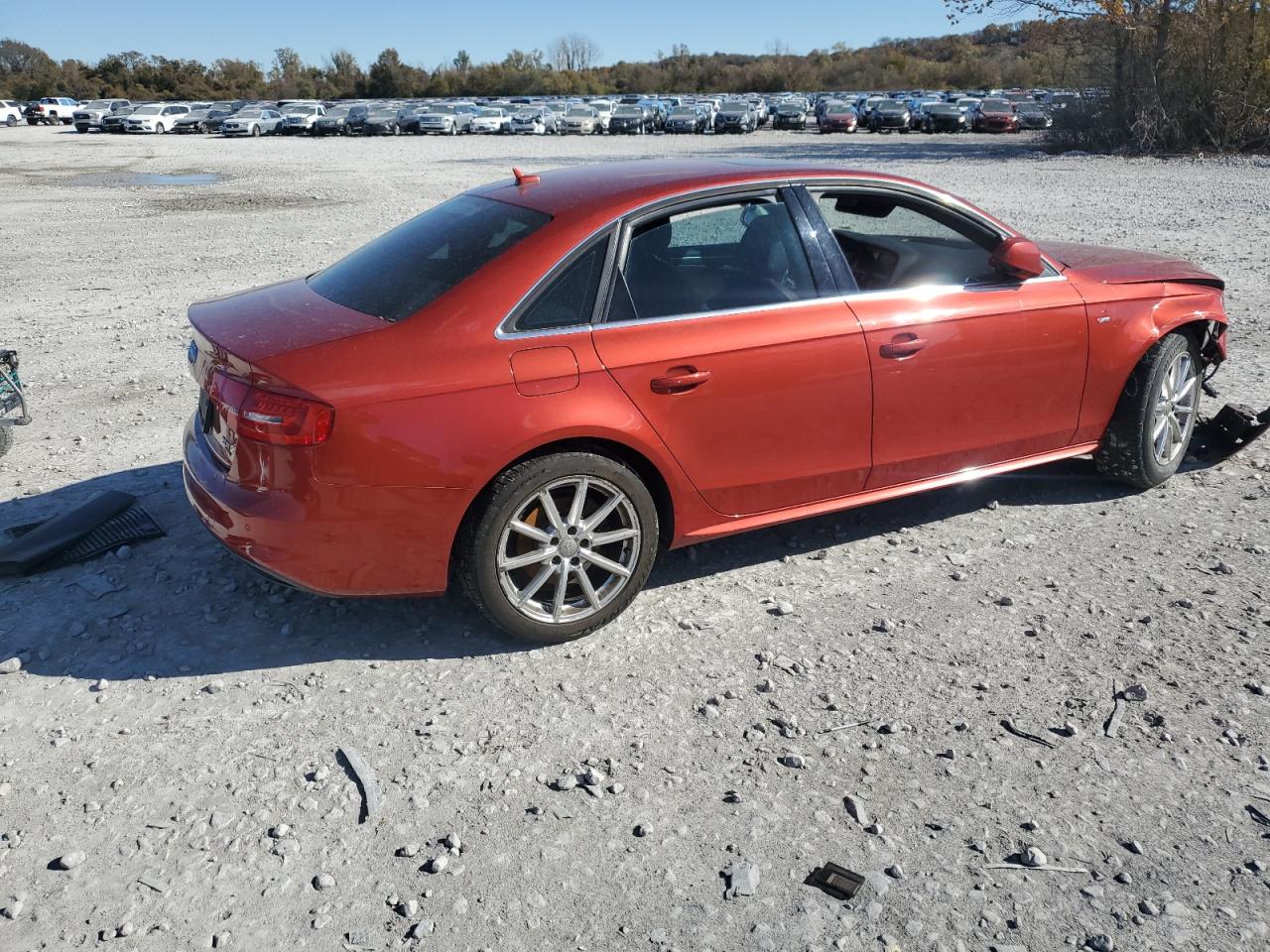 2014 Audi A4 Premium Plus Red vin: WAUFFAFL1EN042006