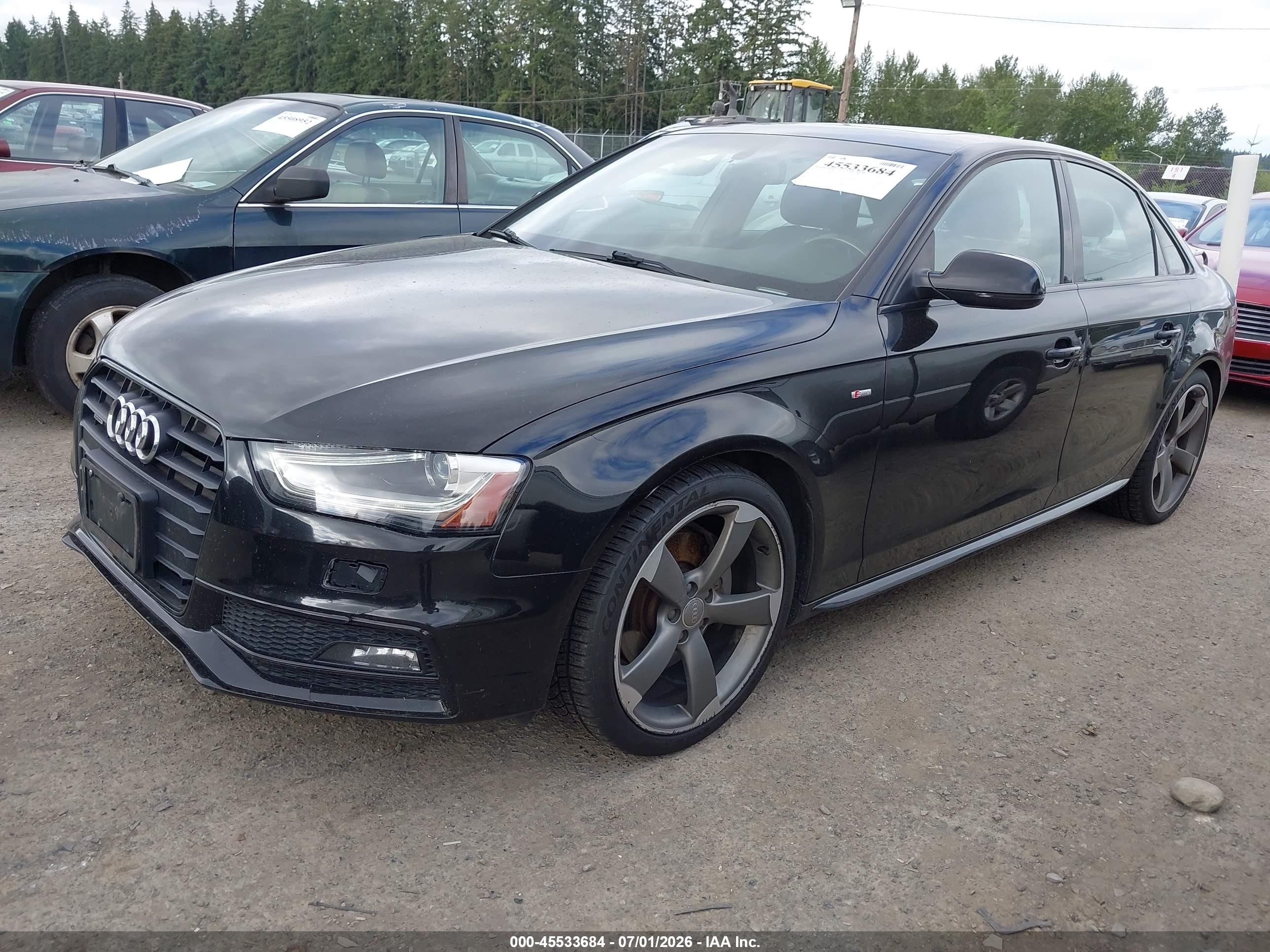 2015 Audi A4 2.0t Premium Черный vin: WAUFFAFL1FN001814