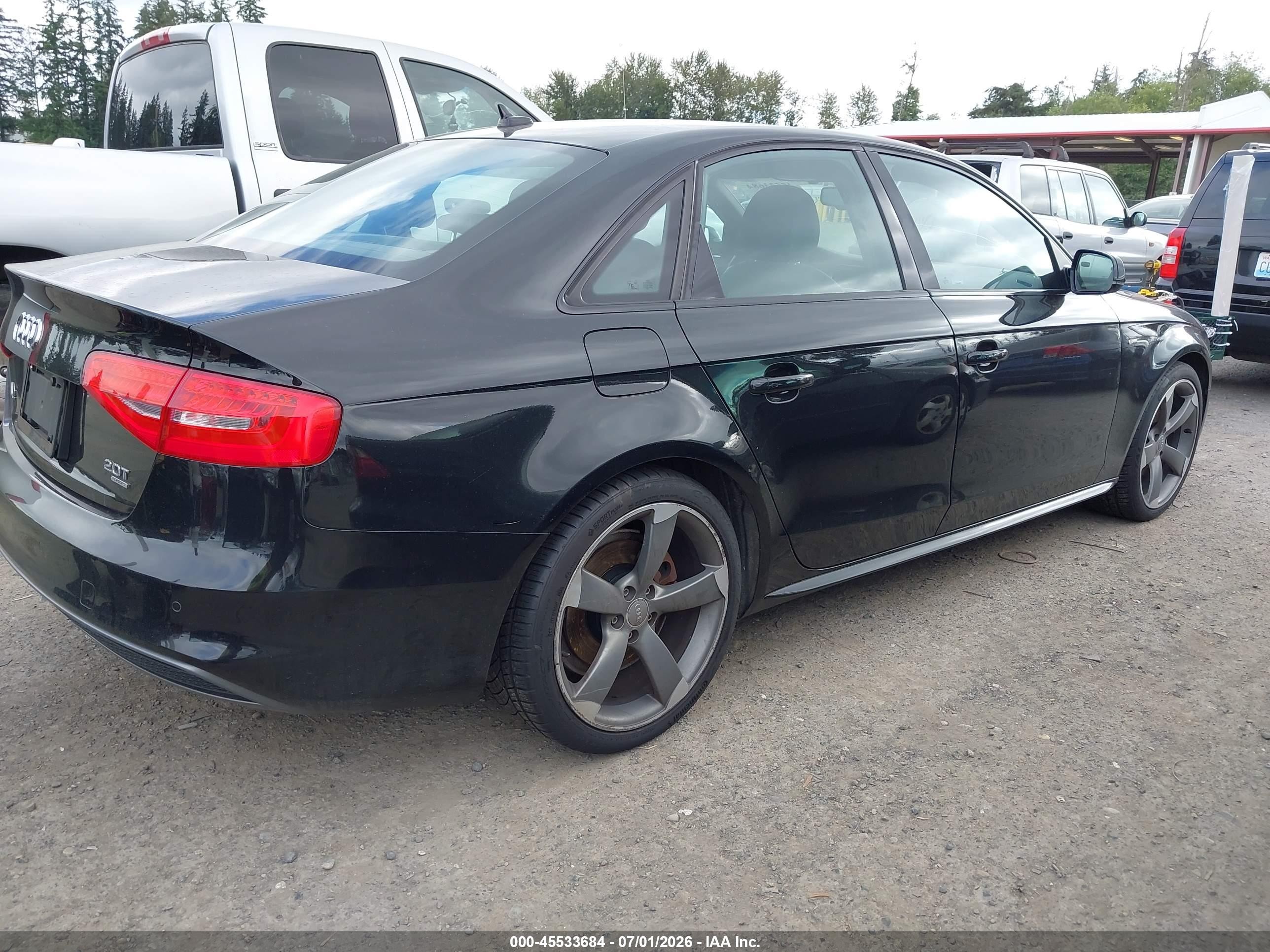 2015 Audi A4 2.0t Premium Черный vin: WAUFFAFL1FN001814