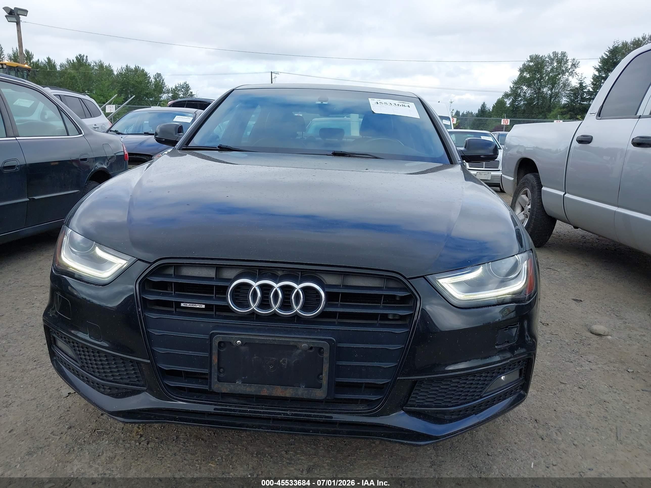 2015 Audi A4 2.0t Premium Черный vin: WAUFFAFL1FN001814