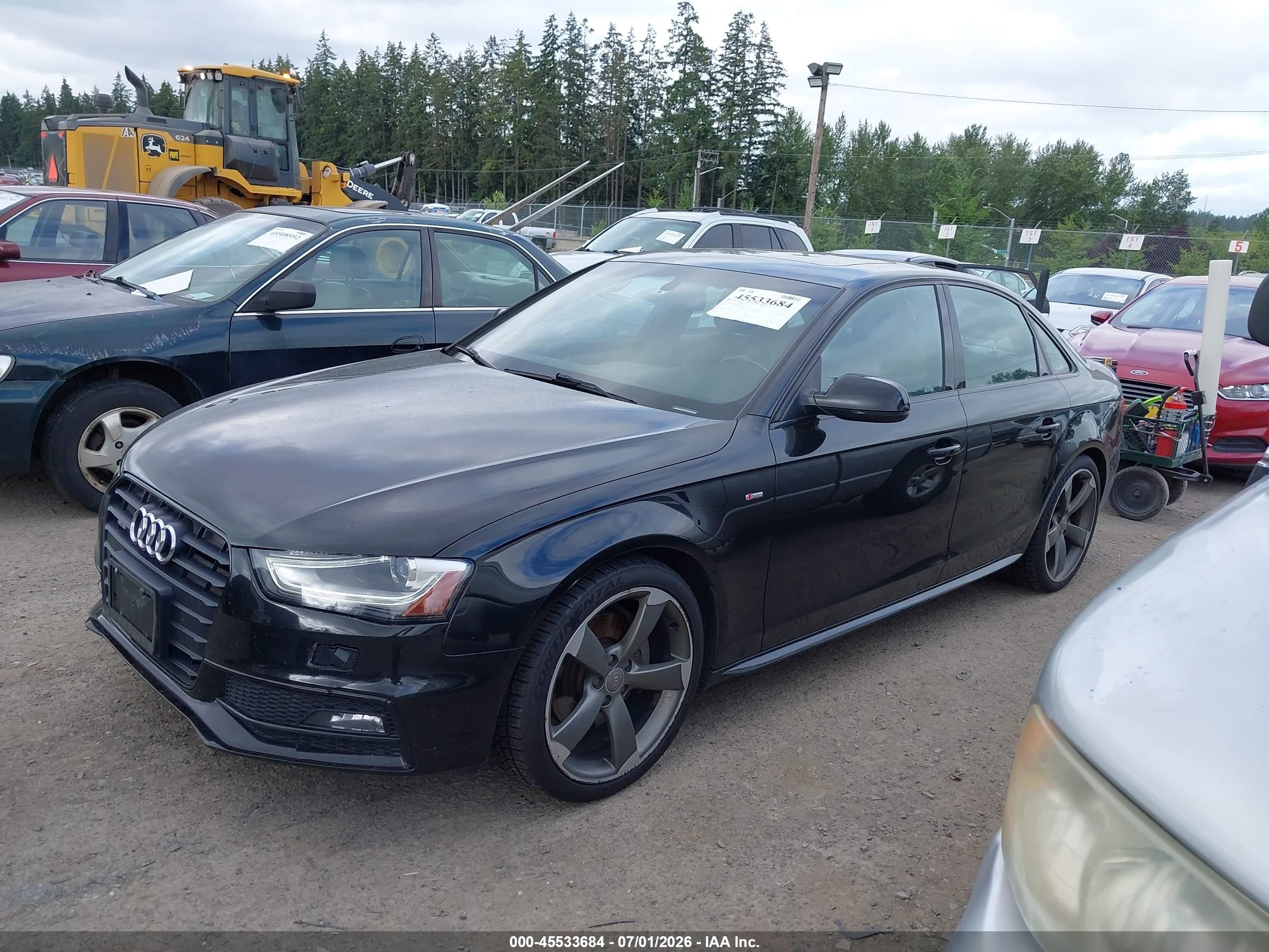2015 Audi A4 2.0t Premium Черный vin: WAUFFAFL1FN001814