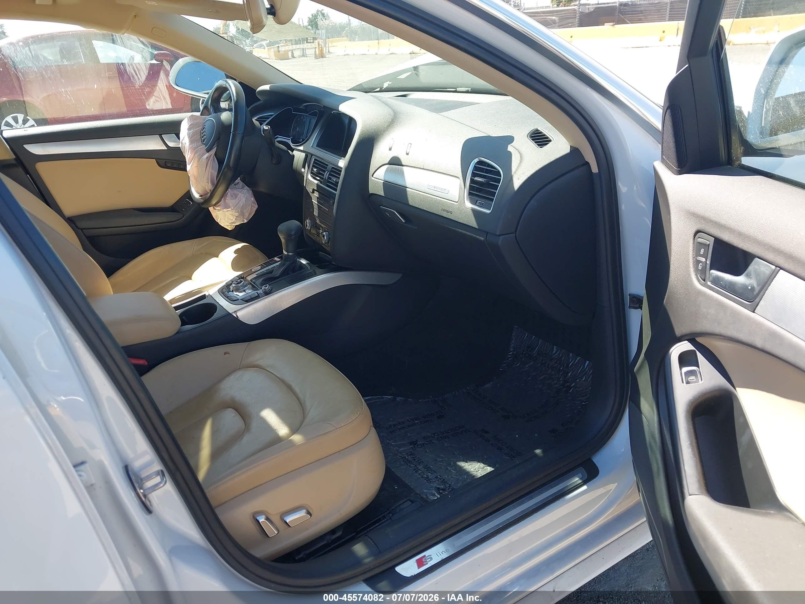 2015 Audi A4 2.0t Premium White vin: WAUFFAFL1FN003854