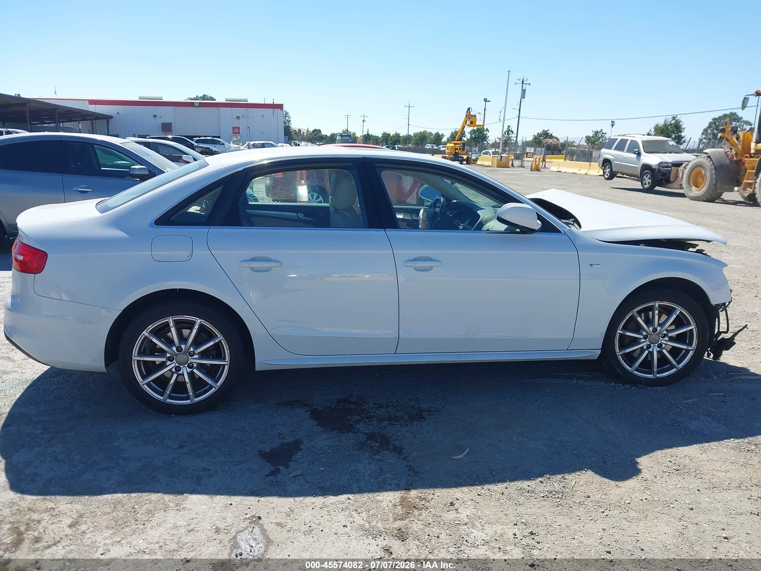 2015 Audi A4 2.0t Premium White vin: WAUFFAFL1FN003854