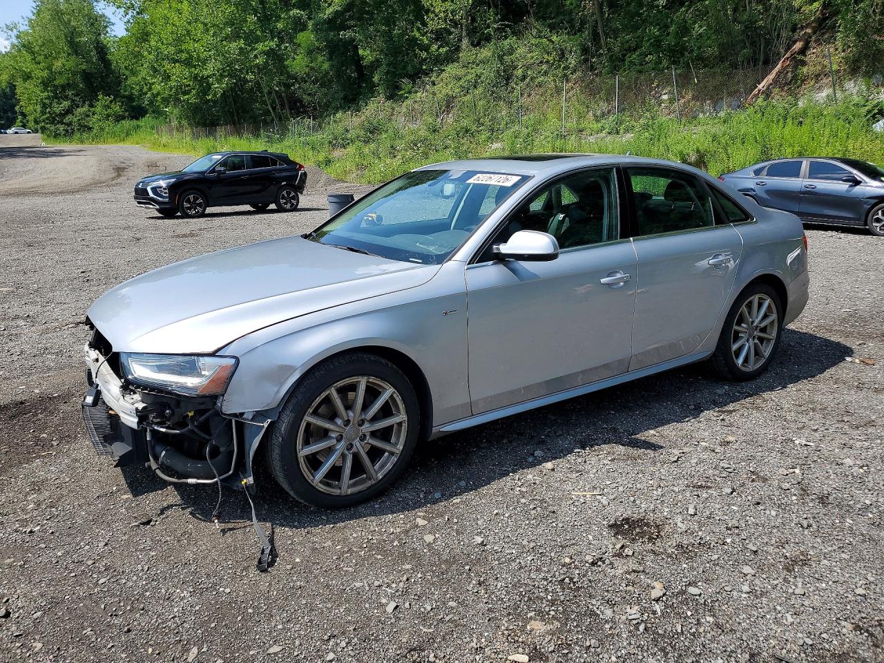 2015 Audi A4 Premium Plus Silver vin: WAUFFAFL1FN025899