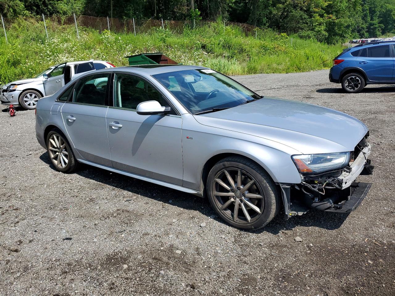 2015 Audi A4 Premium Plus Silver vin: WAUFFAFL1FN025899