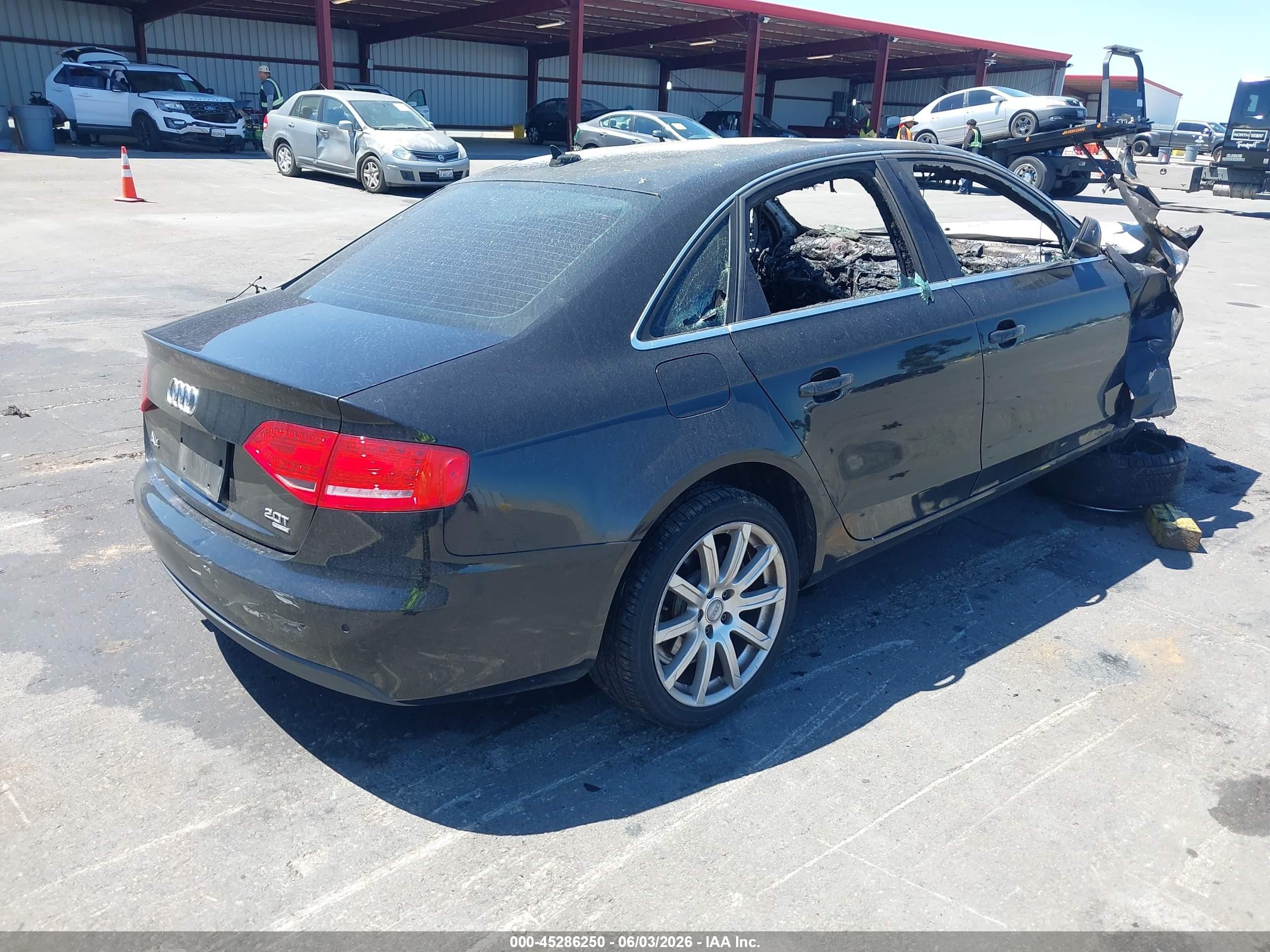 2010 Audi A4 2.0t Premium Black vin: WAUFFAFL2AN057401