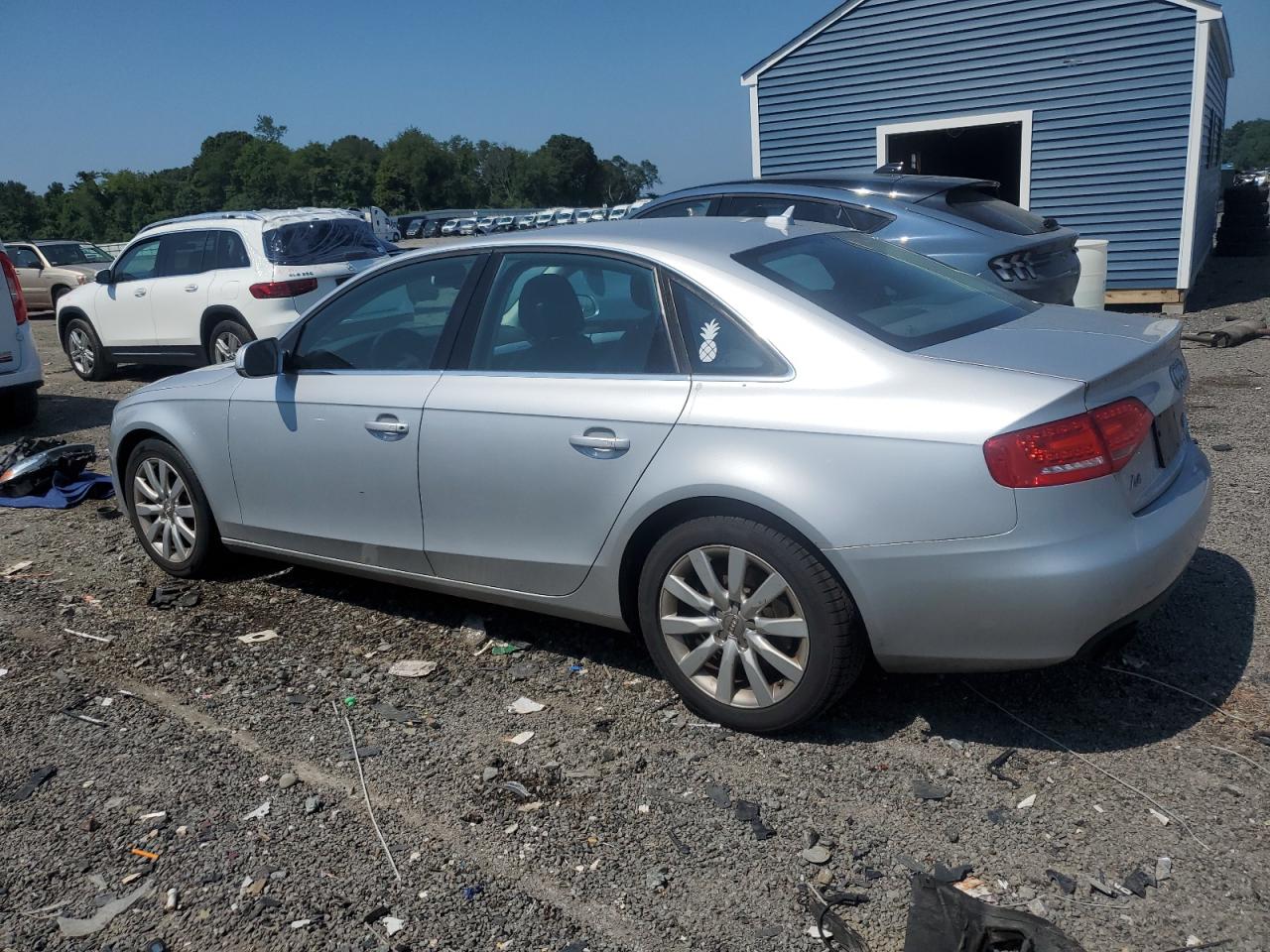 2011 Audi A4 Premium Plus Silver vin: WAUFFAFL2BN011696