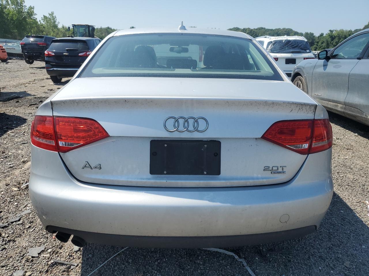 2011 Audi A4 Premium Plus Silver vin: WAUFFAFL2BN011696