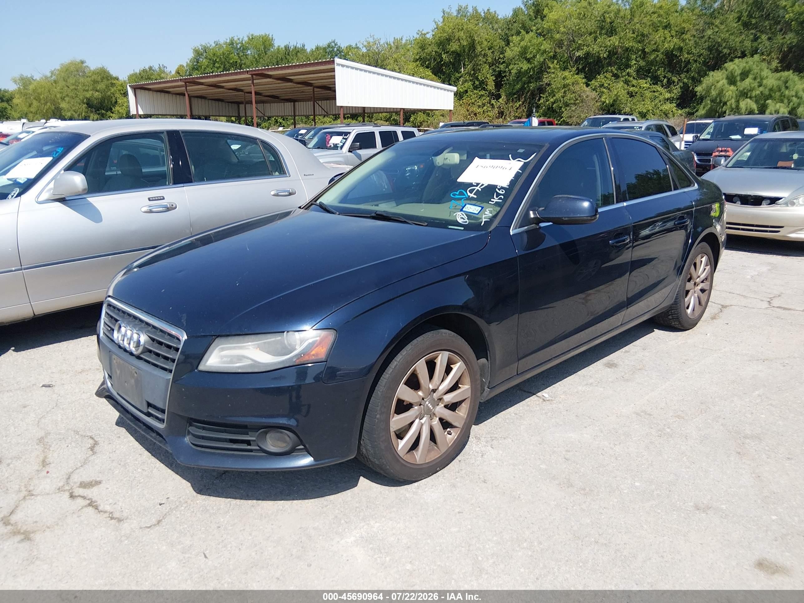 2011 Audi A4 2.0t Premium Blue vin: WAUFFAFL2BN023850