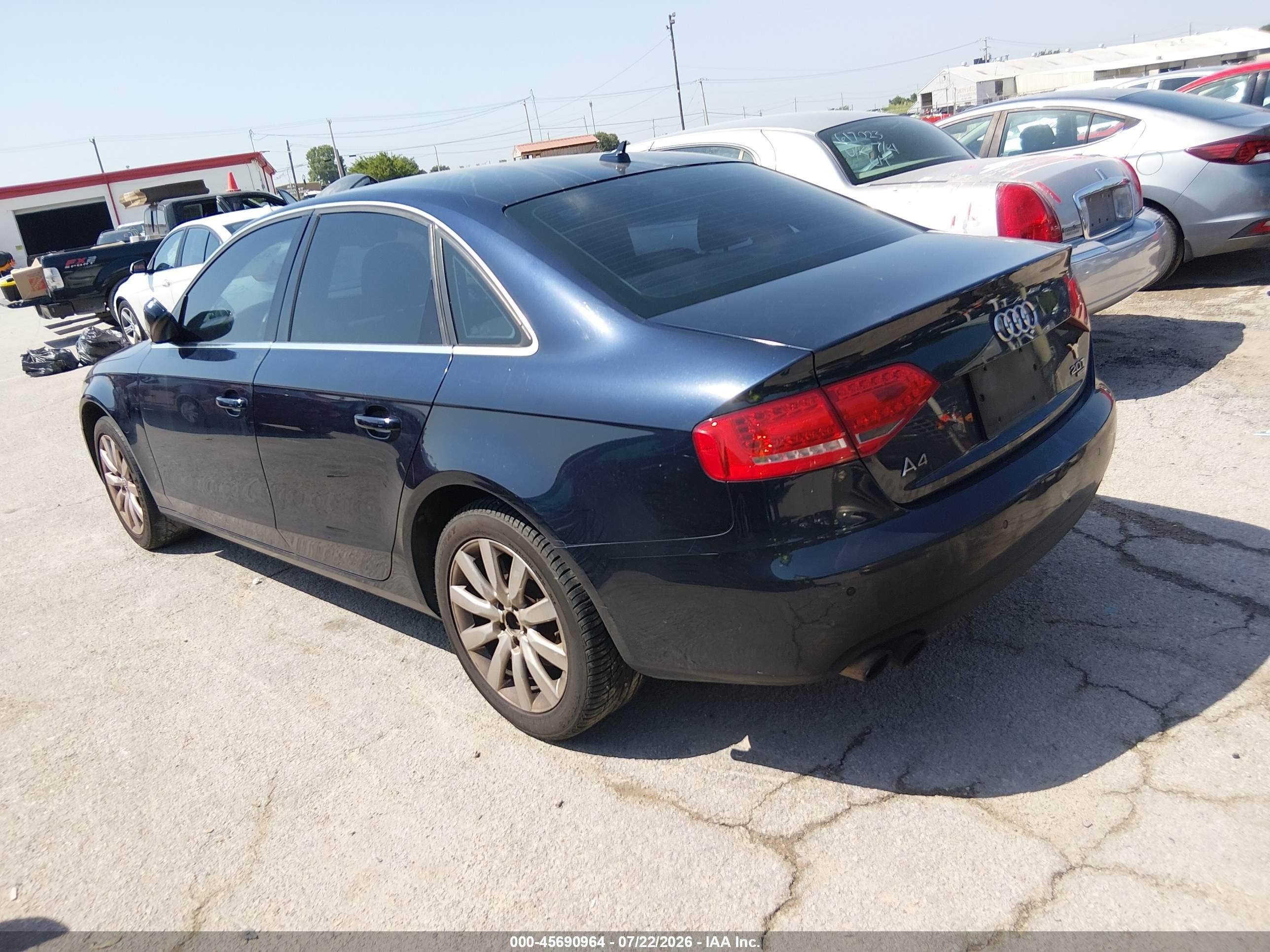 2011 Audi A4 2.0t Premium Blue vin: WAUFFAFL2BN023850