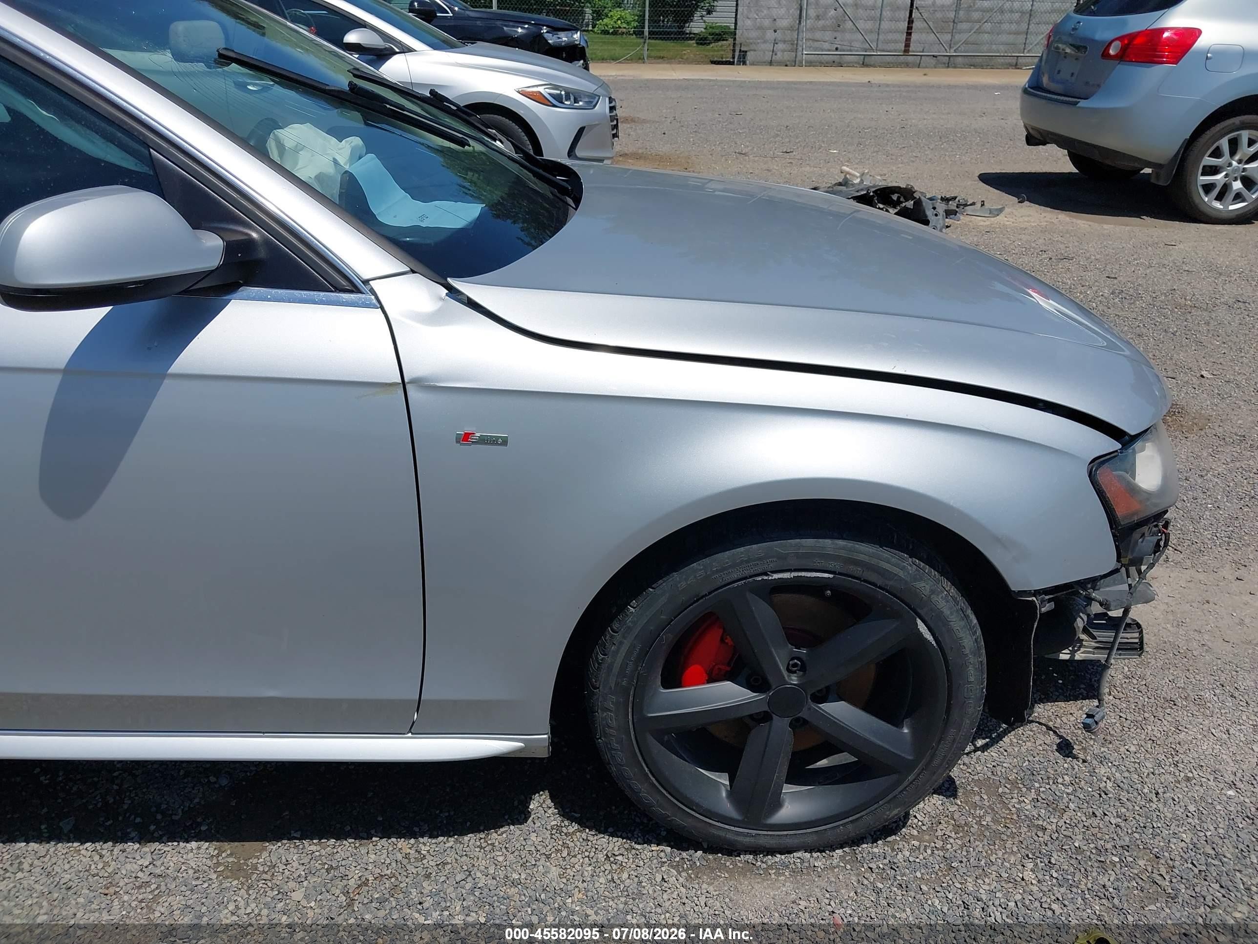 2012 Audi A4 2.0t Premium Plus Silver vin: WAUFFAFL2CN008072